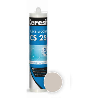 CERESIT CS 25 SANITARNI SILIKON SILVER 280ML
