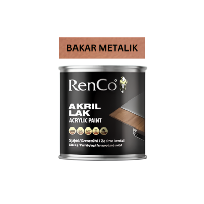 RENCO AKRIL LAK BAKAR METALIK 0.5L