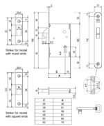 BRAVA ZA KLIZNU KAPIJU AGB ART 701 KLJUČ - Image 3